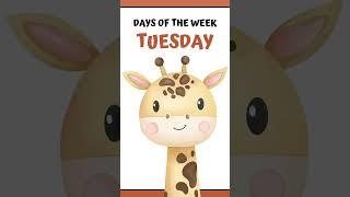 Days of the week #shorts #daysofweek #kidslearning