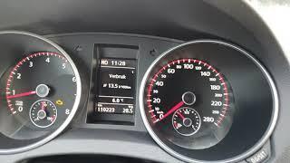 GOLF 6 GTI MANUAL 211PS 0-100 KM/H ACCELERATION