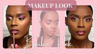 pink glam MAKEUP Look with  AFFORDABLE products