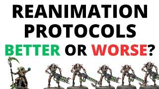 Reanimation Protocols in 10th Edition - BETTER or WORSE? Necrons Rules Review