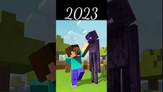 Minecraft Enderman evolution  #minecraft #shorts #herobrine