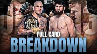 UFC 313 Full Card Breakdown and Predictions - Alex Pereira vs Magomed Ankalaev