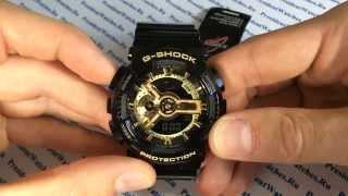 Как настроить Casio G-SHOCK GA-110GB-1AER - видео | Watch-Forum.RU