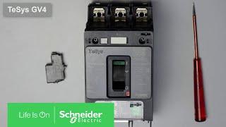 Montageanleitung: Hilfskontakte des Motorschutzschalters TeSys GV4 | Schneider Electric