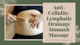 Антицеллюлитный / лимфодренажный массаж Живота ~ Anti-Cellulite/ Lymphatic Drainage Stomach Massage)