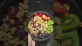 Healthy Lunch Idea #strawberry #grape #kiwi #blueberry #yogurt #fyp #foryou #foryourpage