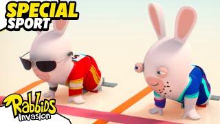 1 SPORT 1 MINUTE | RUNNING | SPECIAL SPORT COMPILATION | RABBIDS INVASION