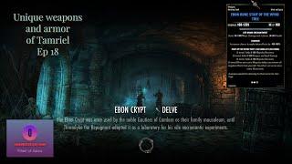 Unique Weapons and Armors of Tamriel EP 18 Ebon Bone Staff of the Wyrd tree (Wyrd tree blessing set)