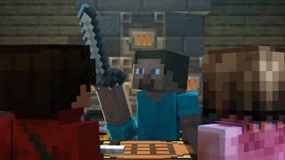 Crafting Table Scene but it's ANIMATED | A Minecraft Movie