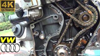 VolksWagen Audi 3.6 FSI VR6 EA390 Engine Teardown Disassemble JM Auto Repair