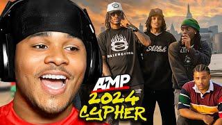 Fanum Reacts To AMP FRESHMAN CYPHER 2024