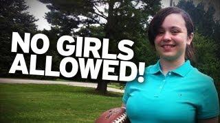 12yo Girl Kicked Off Football Team, FOR BEING A GIRL!