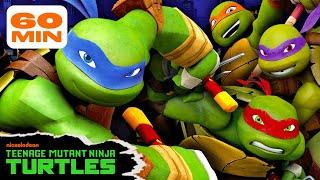 60 MINUTES of Leo's Best BATTLES from Season 2 of TMNT (2012)! ️ | Teenage Mutant Ninja Turtles