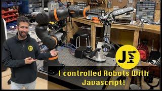 Controlling Robots With Javascript! | Igus Rebel & AR4