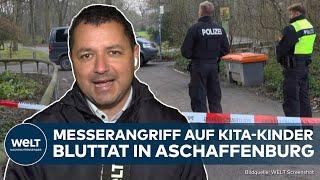 ASCHAFFENBURG: Messerattacke auf Kita-Gruppe! Kind stirbt nach Angriff - Tatverdächtiger gefasst