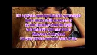 Ricky Martin - Private Emotion with Lyrics