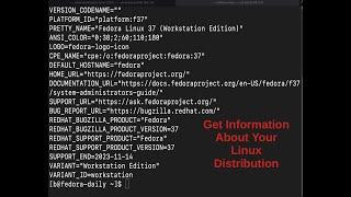 Two Commands to Get Information About Your Linux Distribution | Information About Your System