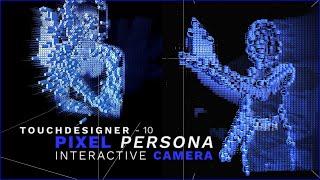 Pixel Persona | TouchDesigner Interactive Camera Tutorial [watch on my Patreon]