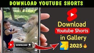 How To Download YouTube Shorts videos? 2024 || How To Download youtube shorts videos in gallery