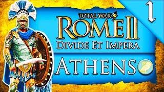 ATHENIAN DEMOCRACY! Total War Rome 2: DEI: Athens Campaign Gameplay #1