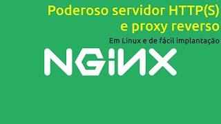 NGINX, um poderoso serviço HTTP/HTTPS e Proxy reverso