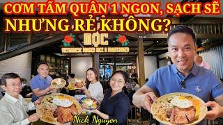 CƠM TẤM VINCOM CENTER QUẬN 1 NGON, SẠCH SẼ VÀ GIÁ RẺ KHÔNG? || Ẩm thực Sài Gòn || Nick Nguyen