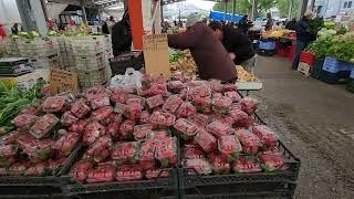 Рынок в Гирне. Цены на продукты. Северный Кипр.