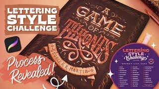 Watch Me Create a Book Cover! #letteringstylechallenge2023