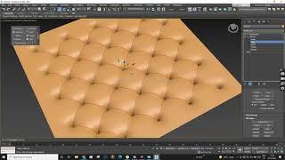 how to create sofa tufting modeling in 3ds max II how to creat Mattress Modeling in 3ds max