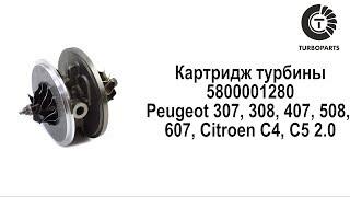 Картридж турбины Пежо 307. Картридж турбины Peugeot 307. 5800001280.