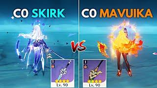 F2P Skirk vs F2P Mavuika! Who is the Best? Genshin Impact