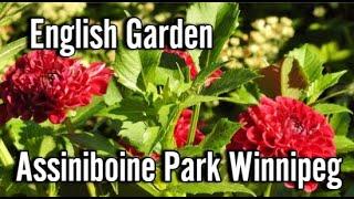 Walking Tour at English Garden Assiniboine Park 4k 60fps Video