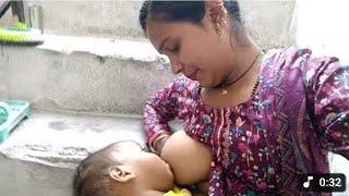 Breastfeeding Vlog | srijana shahi breastfeeding | indian breastfeeding