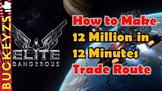 Elite Dangerous  How to Make 12 Million in 12 Minutes Tritium Trade