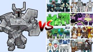 FERROUS WROUGHTNAUT vs ALL MOB TEAMS | Minecraft Mob Battle