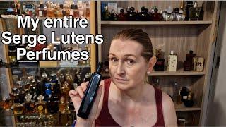 My entire Serge Lutens Perfume collection #sergelutens #perfumes