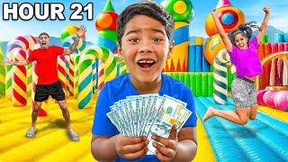 LAST TO LEAVE THE BOUNCE HOUSE WINS!