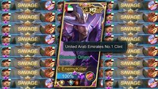 CLINT UNLIMITED SAVAGE MONTAGE | 3K Subscribers Special | Mobile Legends