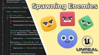 Make Your First 2D Game In Unreal C++ - P6: Spawning Enemies