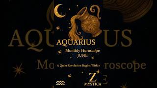 AQUARIUS June 2025 ️ A Quiet Revolution Begins Within #astrology #horoscope #astrology2025