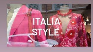 Italia Vetrine.Italia Style. Elegant Italian fashion. Spring fashion. Italia Primavera.