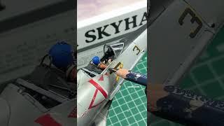 1 Month of work in 1 minute. Hasegawa A-4 Skyhawk #scalemodel #modelkit #miniatures