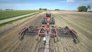 Red E visits Case IH SDX40 Air Seeder in the Field