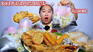 BUKA PUASA PORSI BRUTAL‼️ ANEKA GORENGAN, TAHU BAKSO, 2 PORSI RUJAK MIE 