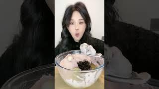 AsmrEating Cream Basin (Soft And Waxy Sound) 크림丨먹방丨Mukbang丨Satisfying丨Eatings