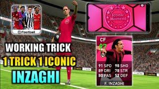 TRICK TO GET INZAGHI IN ICONIC MOMENT AC MILAN | PES 2021 MOBILE