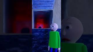 Baldi Hides from Rainbow Friends