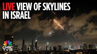 Israel Iran LIVE: Tel Aviv Skyline View as Iran Launched New Wave of Missiles Toward Israel | N18G