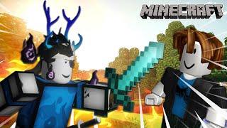 Causing Chaos In ROBLOX Minecraft