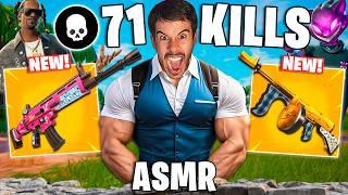 ASMR FORTNITE FAST MOUTH SOUNDS 71 KILLS  SOLO VS SQUAD (asmr controller sounds fortnite)